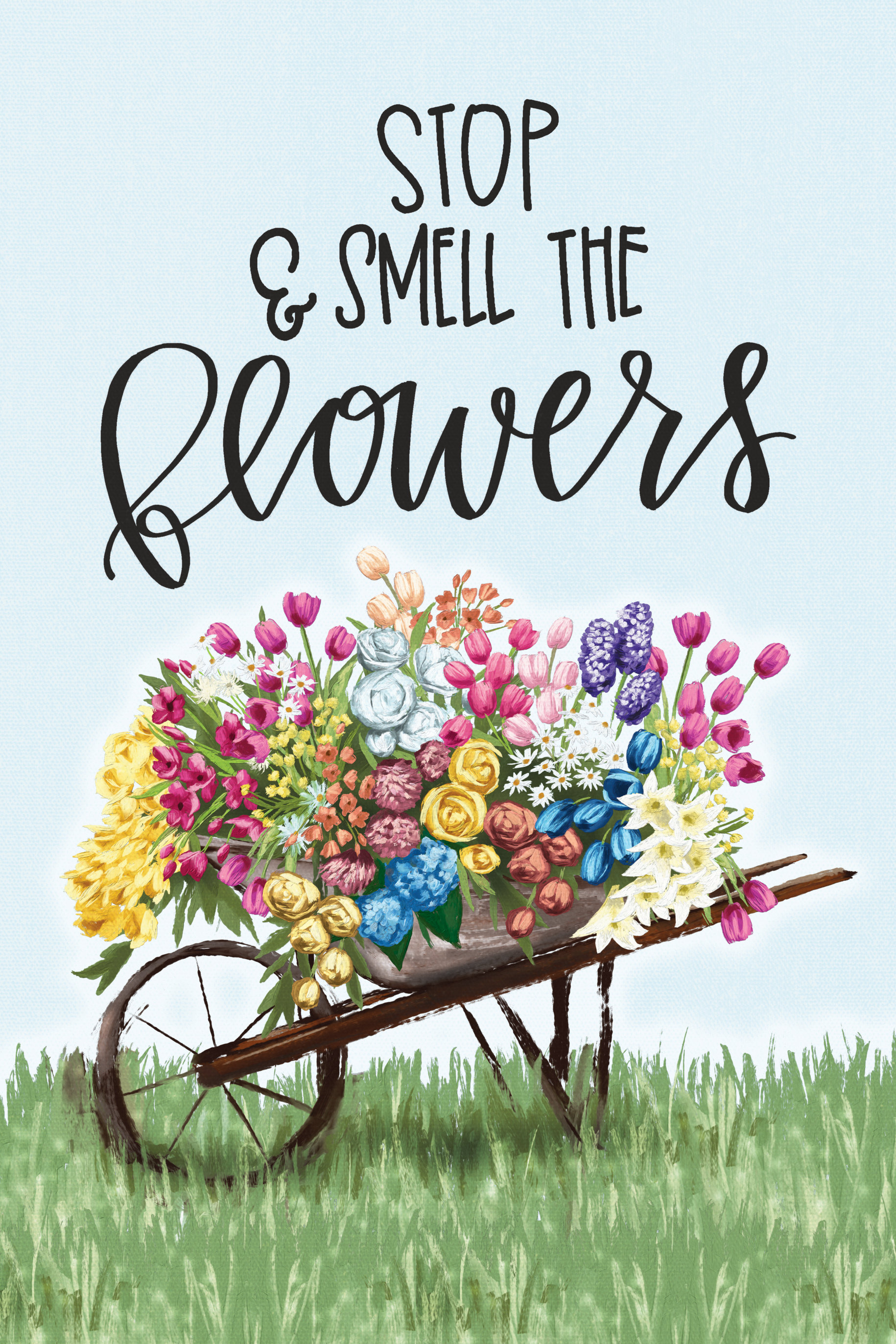 August Grove® Amores Stop And Smell The Flowers | Wayfair