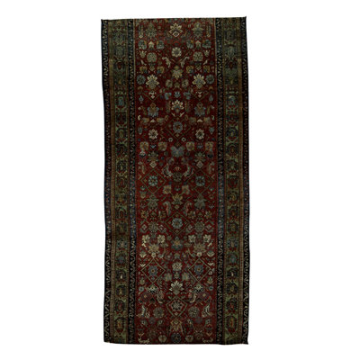 Tapis rouge noué à la main de haute qualité