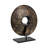 Iron Modern Textured Round Decorative Statue - 15.75" x 15.75" x 18.5"