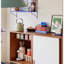 Armoire de salle à manger en bois coloré