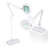 Pro 2-in-1 XL 51 in. Industrial 1-Light 3-Way Dimming LED Floor Lamp with Interchangable Table Base
