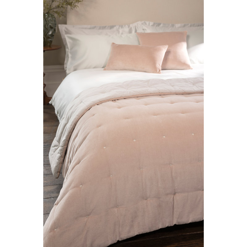 Jaipur Throw Blanket, Dusky Pink