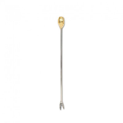 Gold Oval Ball Cocktail Pick