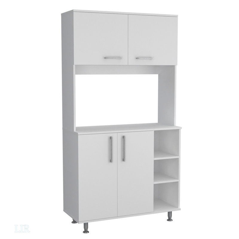 4-Door 2-Drawer 2-Piece Kitchen Set, Kitchen Island And Kitchen Pantry, Kitchen Island