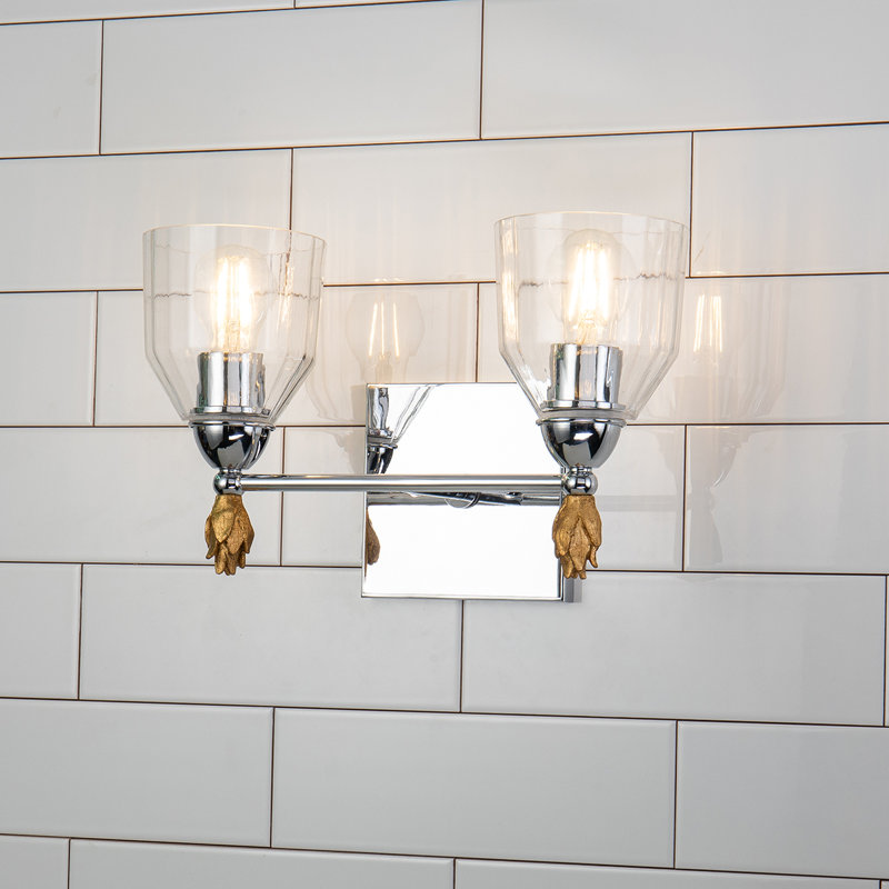 Fun Finial 2 - Light Vanity Light, Chrome