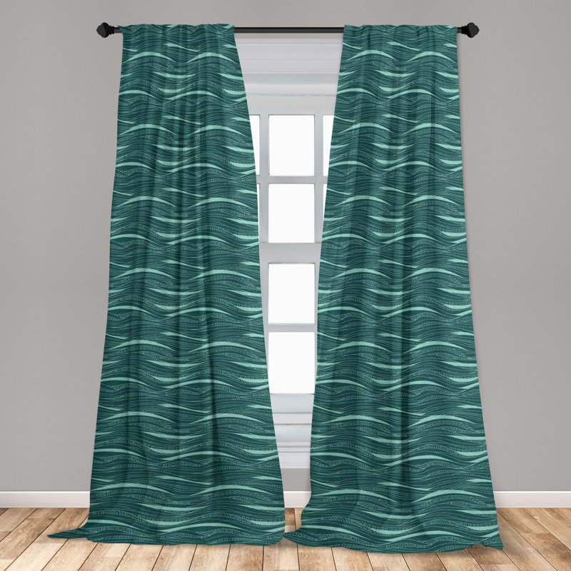 Semi Sheer Curtain Pair, 28" W x 63" L