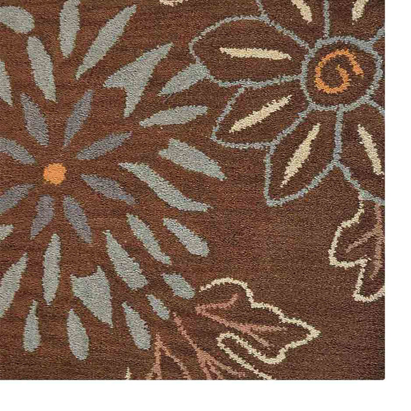 Tapis rectangulaires en laine touffetés à la main Candiss, Rectangle 8 pi x 11 pi