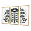 Ensemble de salon Tova - Modern Floral Wall Art-108463752-108463751