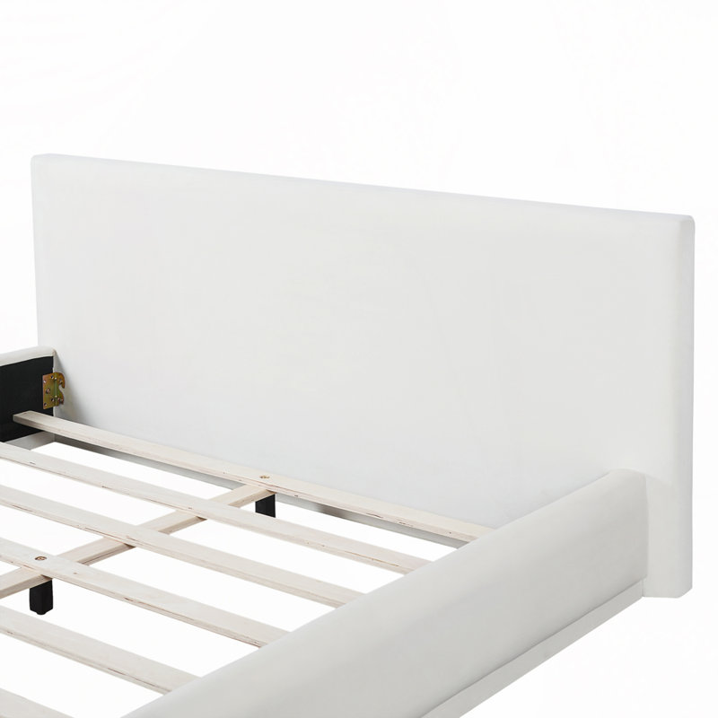 Upholstered Ground Bed, Queen