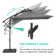 Beeram 96'' x 96'' Cantilever Umbrella with Counterweight