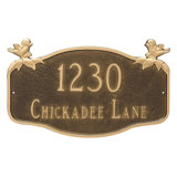 2-Line Wall Address Plaque