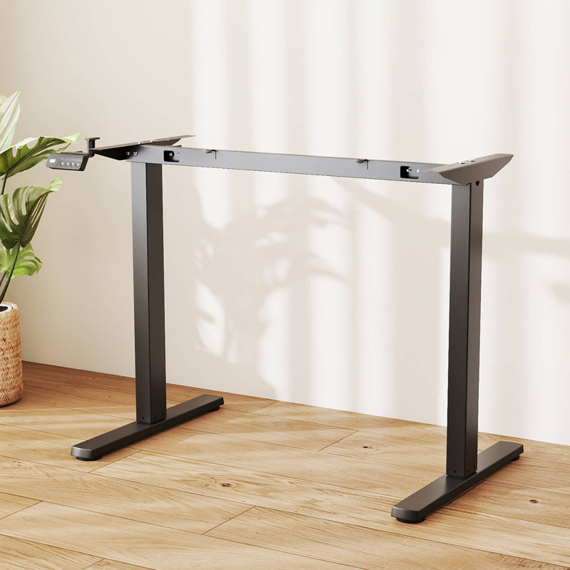 Electric Standing Desk Frame with LED Display Memory Positions for 40”-48” Desktop White, Noir
