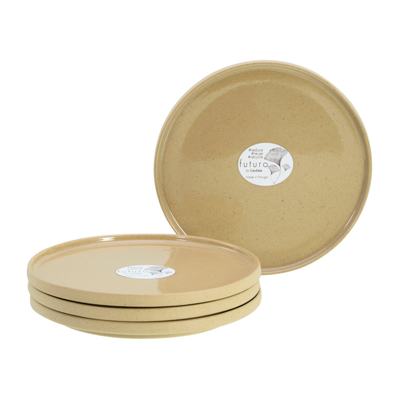 Futuro Black 21.5cm Salad/Dessert Plate, Black