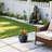 14 in. Medium Navy Blue Concrete Round Planter/ Pot (Upgraded Interior) with Drainage Holes-400536586-400536587
