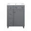 Armoire de meuble-lavabo 24 po avec lavabo en céramique-874308562