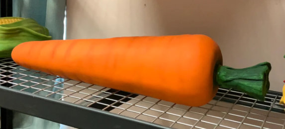 Baleigh Carrot Over Sized Vegetable Statue