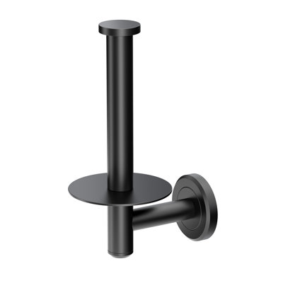 Latitude II Wall Mounted Vertical Toilet Paper Holder | Toilet Tissue Storage Holder
