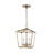 Finnegan 3-Light Dimmable Steel Geometric Lantern Chandelier-1816785483