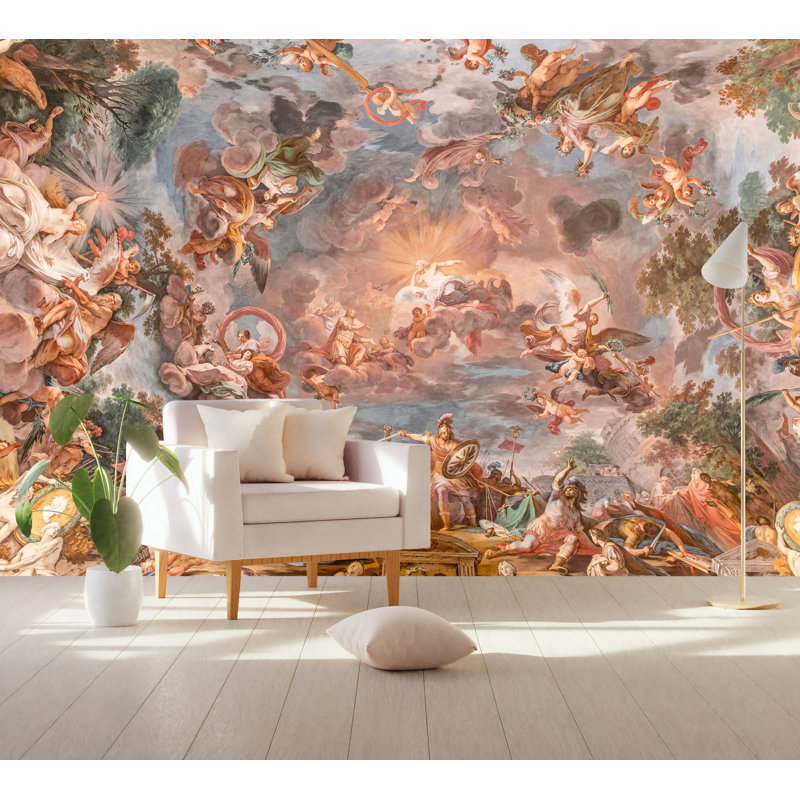 Rome Wall Mural Renaissance Wallpaper, 27.96" L x 39" W