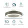 Brycon 50cm Ceiling Fan with LED Lights Remote Controlled Adjustable Speed and Dimmable Brightness