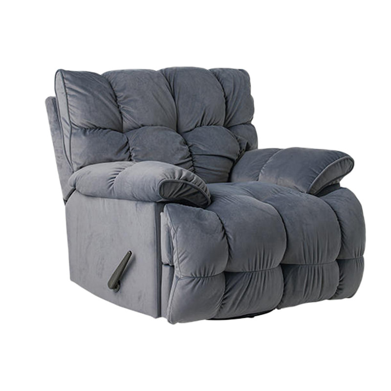 Fauteuil inclinable rembourré Ephi, Gris