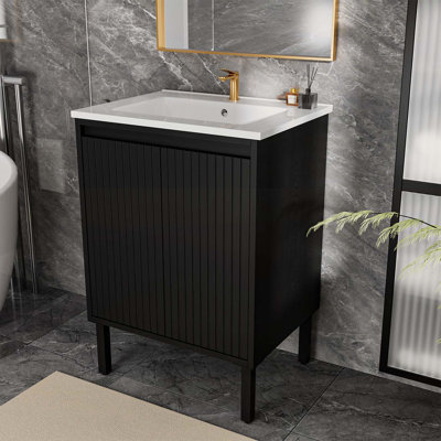 Meuble-lavabo moderne avec lavabo