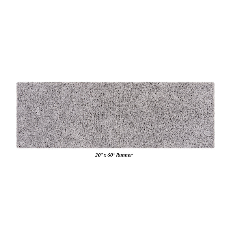 Tapis de salle de bain Micro, Gris, Tapis de couloir 20 po x 60 po
