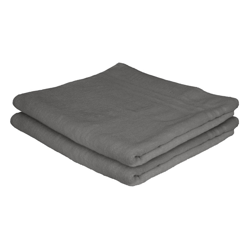 Cotton Bath Towels, Charcoal