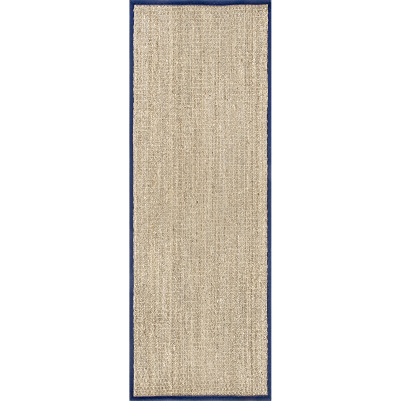 Tapis beige Bystrc Seagrass, Tapis de couloir 2 pi 6 po x 8 pi