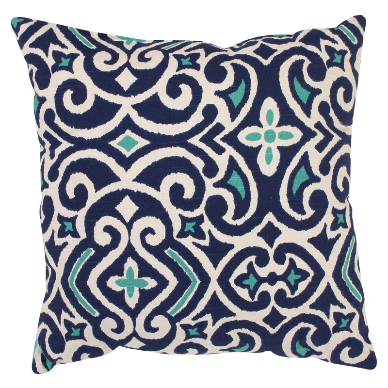 Coussin décoratif carré , Marine