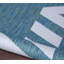 Tapis intérieur / extérieur blanc / bleu Mikera-88451220