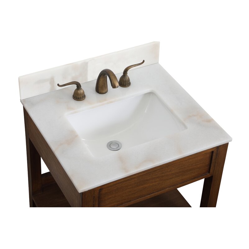 Brayden Studio® Bruford 24'' Free Standing Single Bathroom Vanity with ...