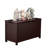 Kids Wooden Toy Box Storage with Safety Hinged Lid