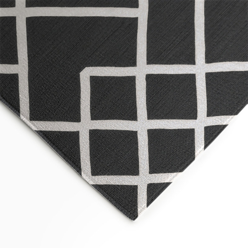 Tapis gris intérieur et extérieur Trellis, Rectangle 5 pi x 7 pi