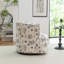 Fauteuil demi-tonneau pivotant rembourré Bryonie