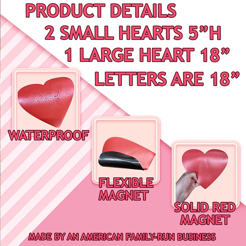 Aimant de garage pour la Saint-Valentin