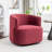 Tybias Upholstered Swivel Barrel Chair-1333630242