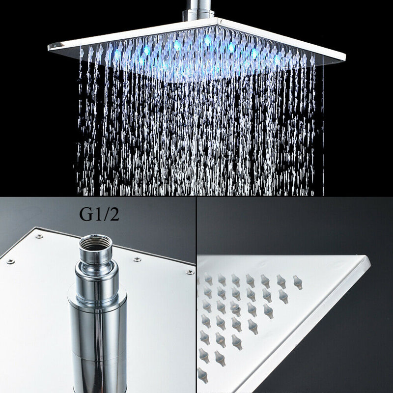 Thermostatic Complete Shower System with Rough in-Valve