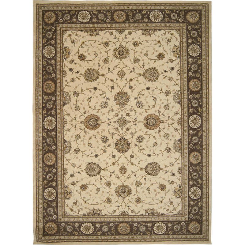 Whittaker Hand-Tufted Beige Area Rug