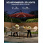 10 ft offset patio umbrella, with solar lights-661793795