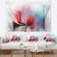 Tapisserie florale rouge-28492202