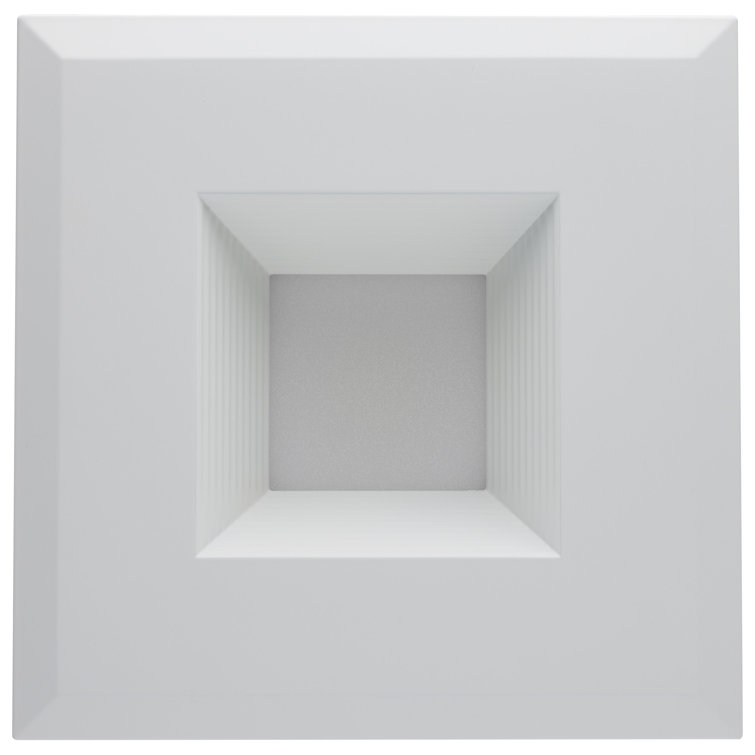 5" Square White Selectable CCT Dimmable LED Recessed Lighting Kit