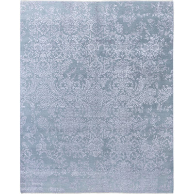 Overdyed One-of-a-Kind 8' 1" x 9' 10" Hand Knotted Area Rug