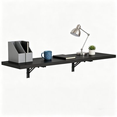 Bureau mural 48 po, table pliante