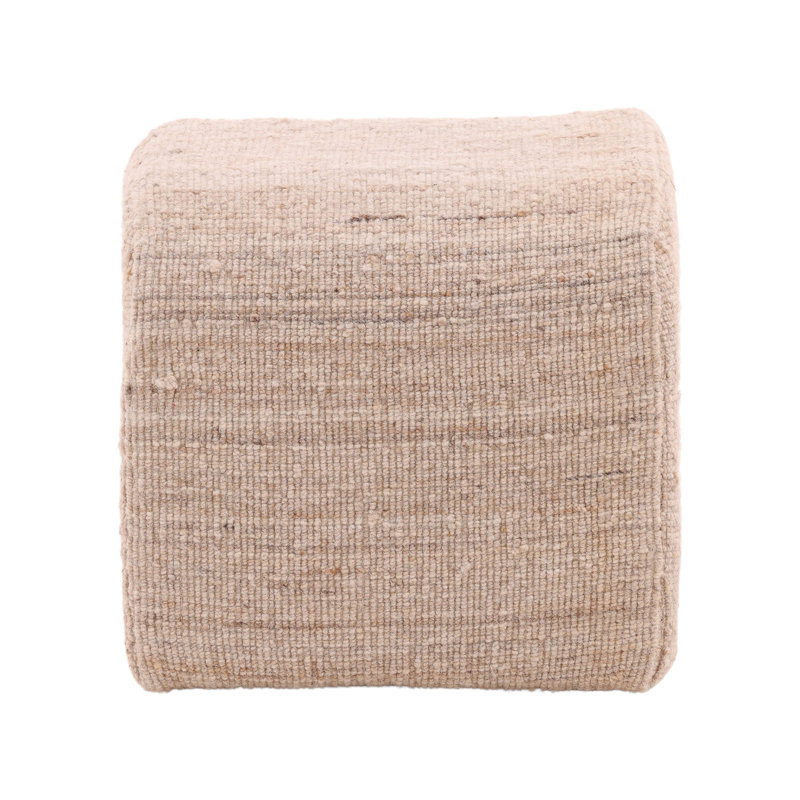 Yaelle 15" Tall Accent Stool, Beige