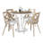4 - Person Pedestal Dining Set-98546990-98546984-98546983