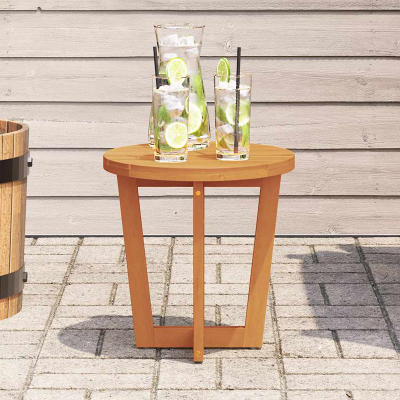 Round Outdoor Side Table, 40cm H x 40cm W x 40cm D