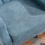 Chaise d'appoint, chaise de salon, fauteuil rembourré capitonné à boutons, chaise confortable