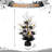 21"H Lighted Halloween Candy Corn Berries Table Tree