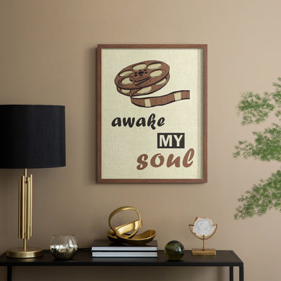 Movie Time II Framed Print - Solid Wood